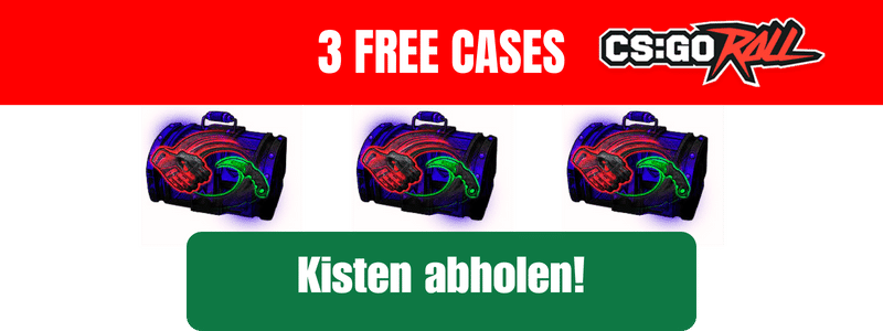 Klicken Sie hier um drei kostenlose Kisten auf csgoroll abzuholen.